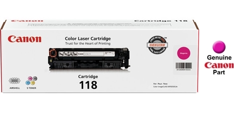 Canon 2660B001 Cartridge 118 Toner Cartridge Magenta Color